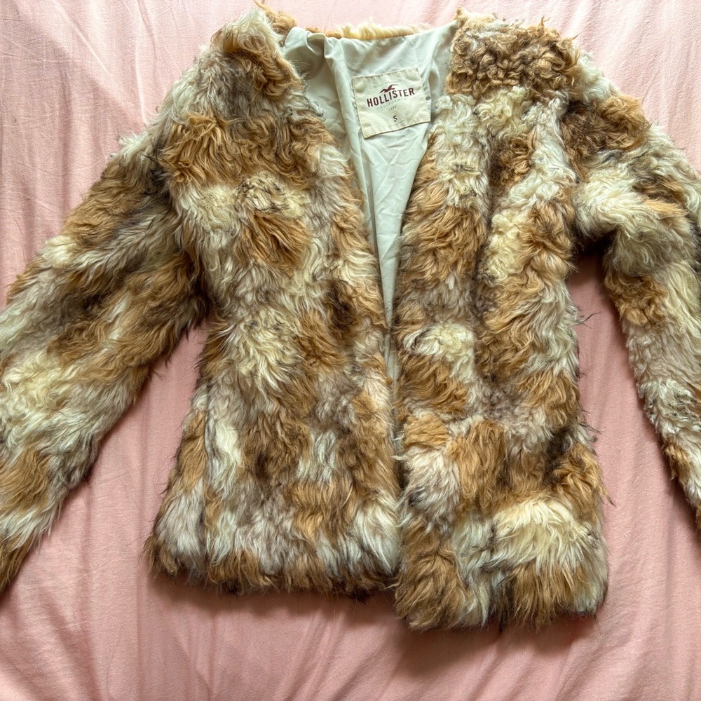 Vintage Hollister Faux Fur Jacket